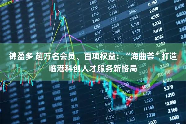 锦盈多 超万名会员、百项权益：“海曲荟”打造临港科创人才服务新格局